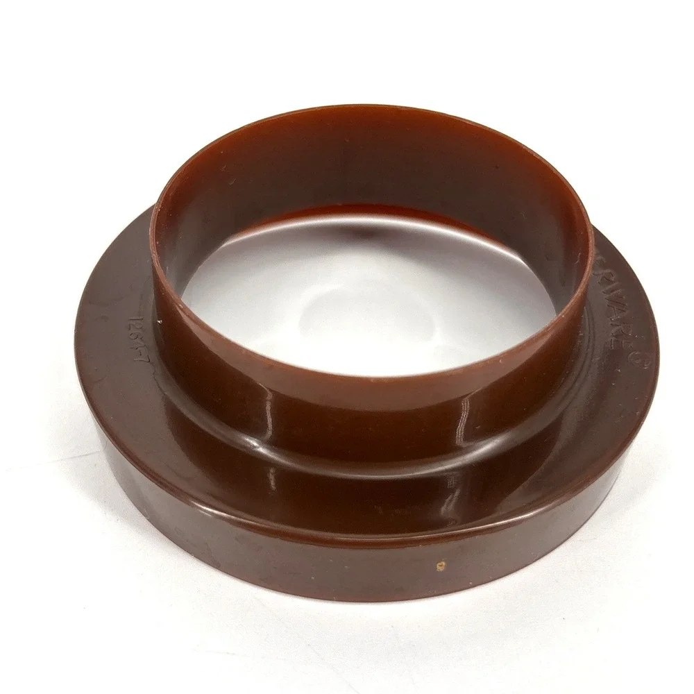 Tupperware Reversible Biscuit Maker Cookie Cutter Mold Round 1264 Brown